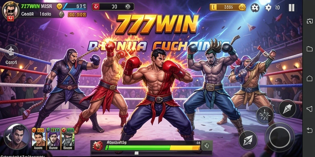 Tampilan gameplay Fighting yang memukau di 777WIN.