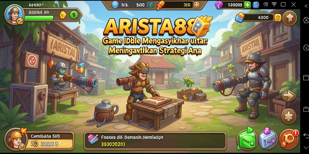 Tampilan gameplay ARISTA88 yang menarik dan penuh warna.