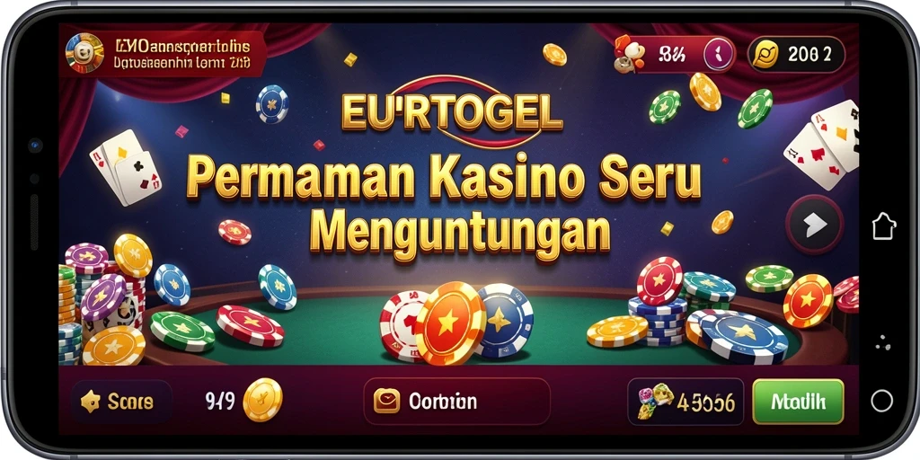 Tangkapan layar gameplay EUROTOGEL yang menampilkan suasana Kasino yang mendebarkan.