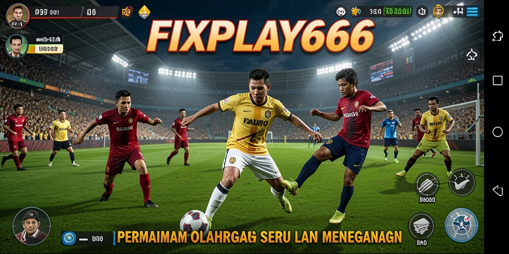 Screenshot FIXPLAY666 yang menampilkan pertandingan olahraga yang mendebarkan.