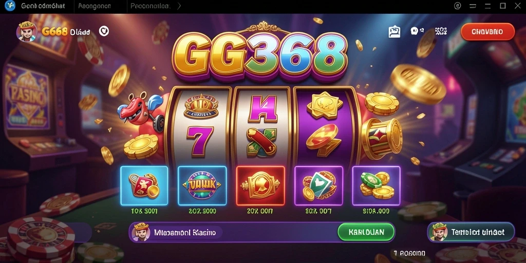 Screenshot GG368 menunjukkan gameplay slot yang menarik dan menghibur.