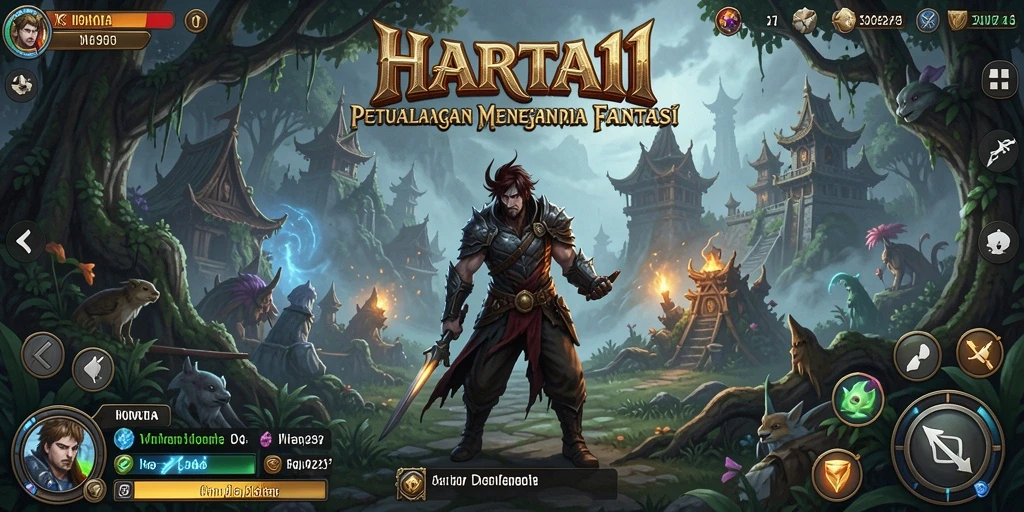 Gameplay HARTA11 menampilkan petualangan yang seru dan beragam teka-teki.