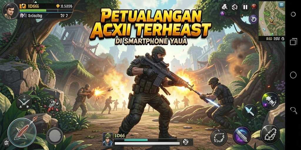 Tangkapan layar dari gameplay mendebarkan ID66 dengan aksi yang intens.