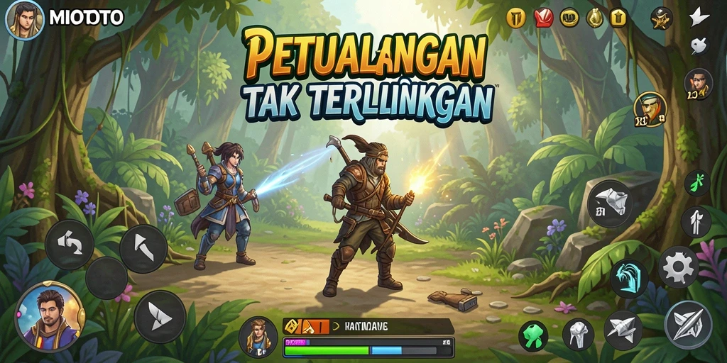 Tampilan gameplay MIOTOTO yang memukau dalam petualangan seru.