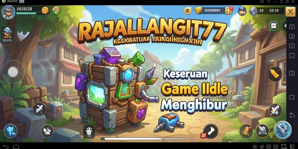 Tampilan gameplay menarik dari RAJALANGIT77 yang menyenangkan.