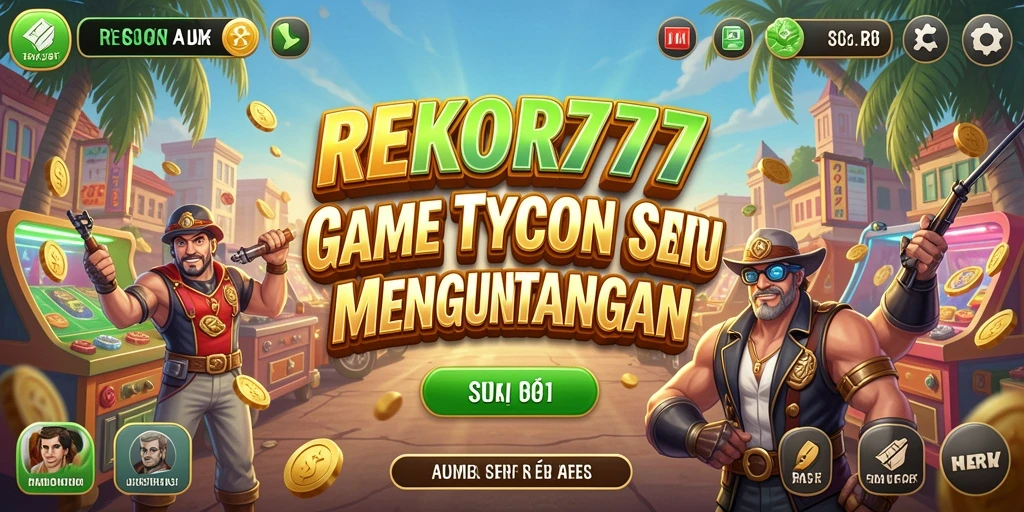 Tampilan gameplay <strong>REKOR777</strong> yang menarik dan interaktif untuk bisnis Tycoon.