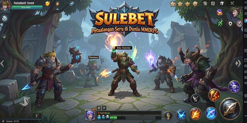 Screenshot permainan SULEBET menampilkan aksi seru dalam pertarungan MMORPG.