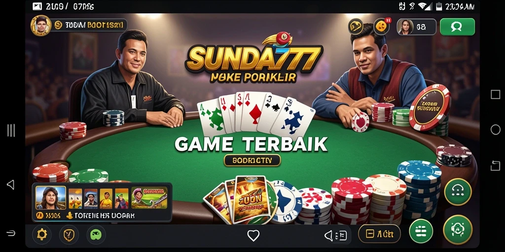 Screenshot gameplay SUNDA777 yang menampilkan aksi seru permainan Poker.