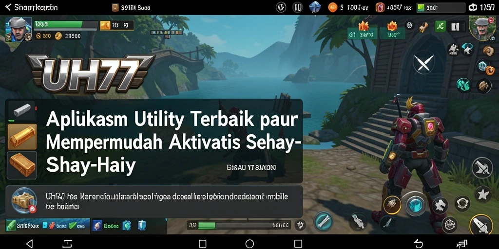 Tangkapan layar UH77 menampilkan antarmuka aplikasi Utility yang ramah pengguna.